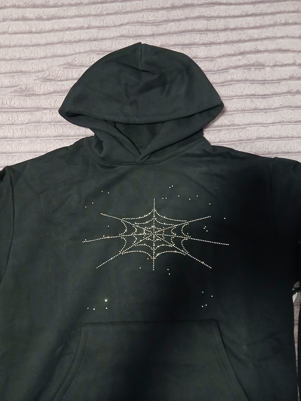 Sp5der Rhinestone Hoodie - Picture 3 of 6